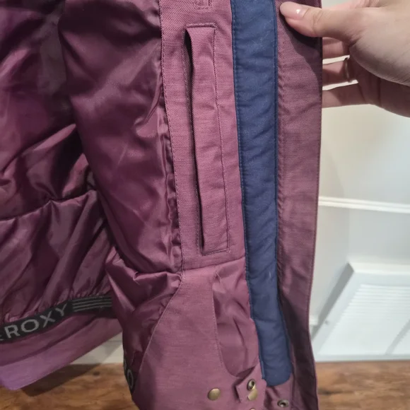 Women's Purple Roxy Meade Snow Jacket S - Picture 8 of 9